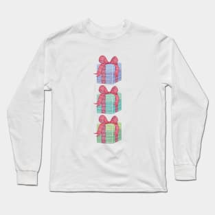 Patterned Presents Long Sleeve T-Shirt